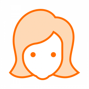orange female profile